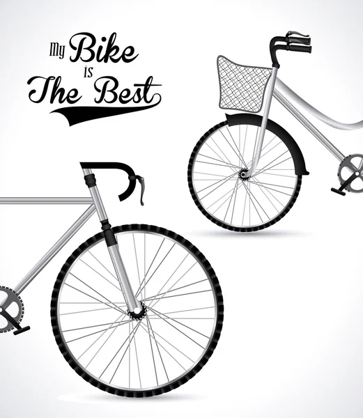 Bike lifestyle design — Stock Vector