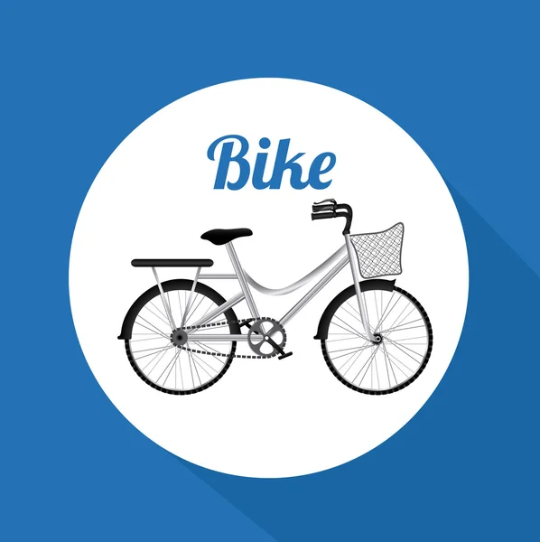 Fiets levensstijl ontwerp — Stockvector