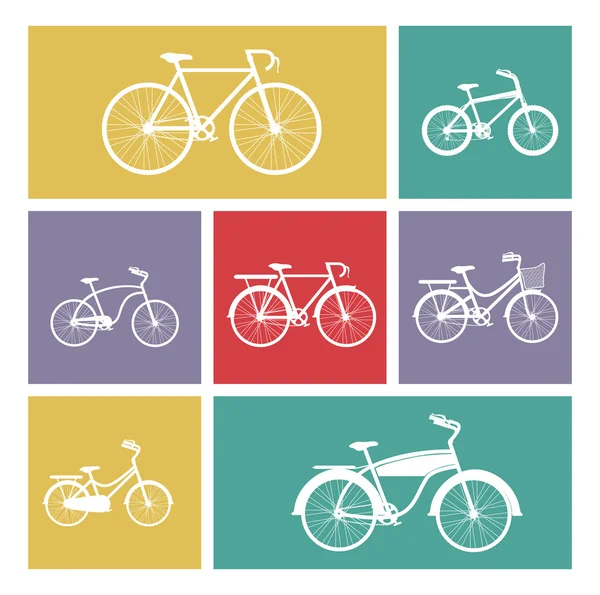 Σχεδιασμό ποδήλατο τρόπο ζωής — Διανυσματικό Αρχείο