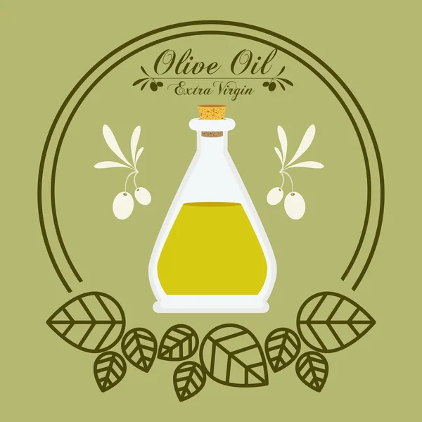 Olive oil design — Stock Vector