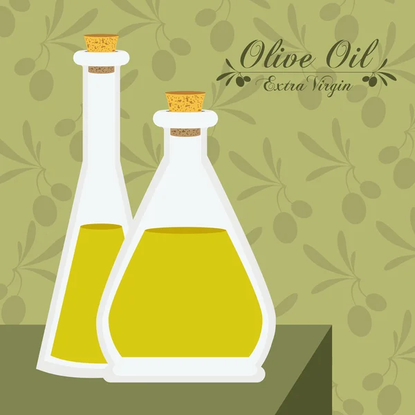 Progettazione olio d'oliva — Vettoriale Stock