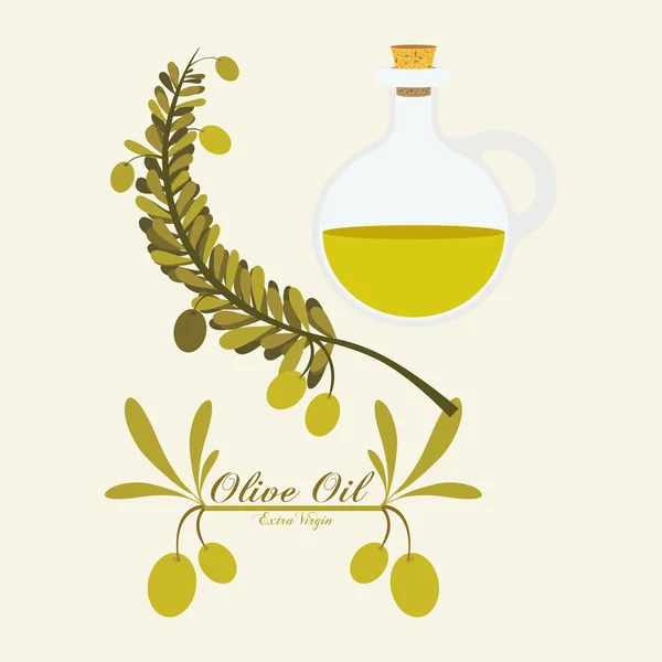 Olive oil design — Stock Vector