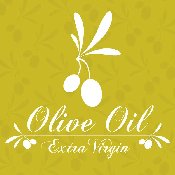 Design olivového oleje — Stockový vektor