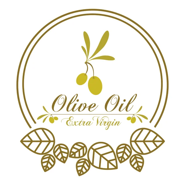 Progettazione olio d'oliva — Vettoriale Stock