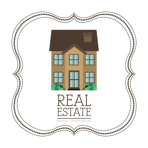 Real estate design — Stock Vector