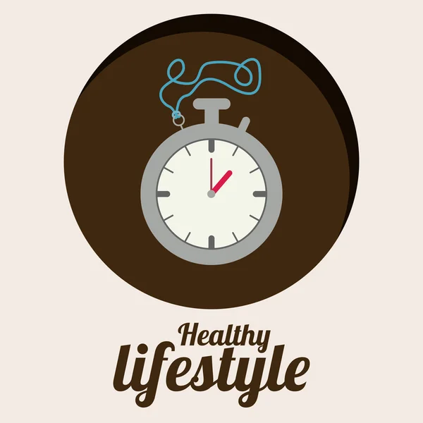 Healty Lifestyle design — Stockvector