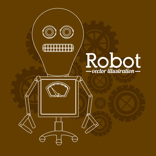 Robot ontwerp — Stockvector