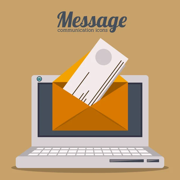 Message design — Stock Vector