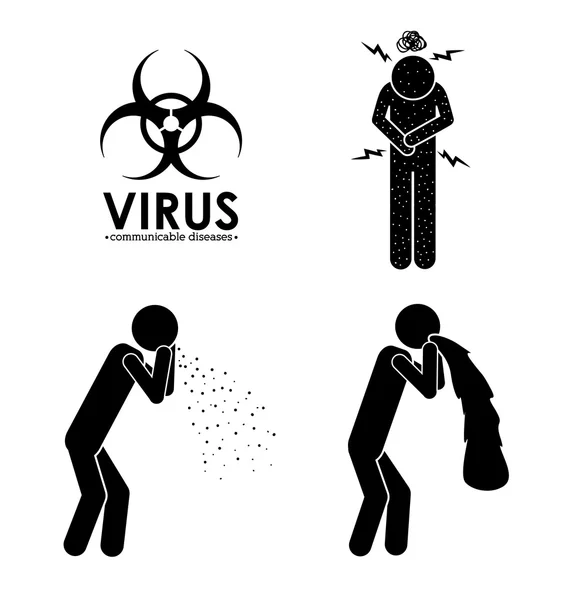 Virus design — Stockový vektor