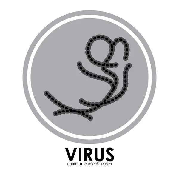 Virus design — Stockový vektor
