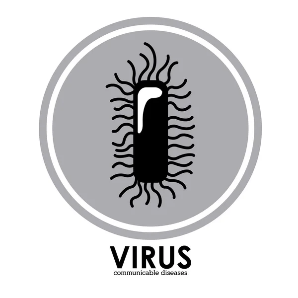 Desain virus - Stok Vektor
