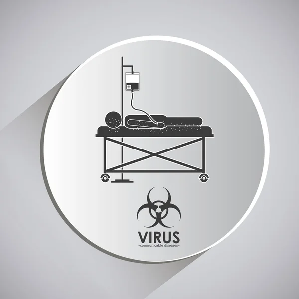 Virus design — Stockový vektor