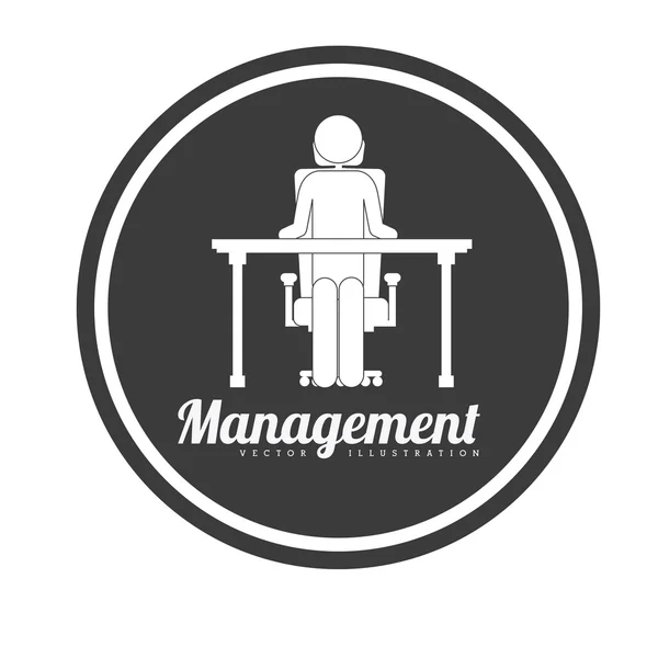 Management design — Stock Vector