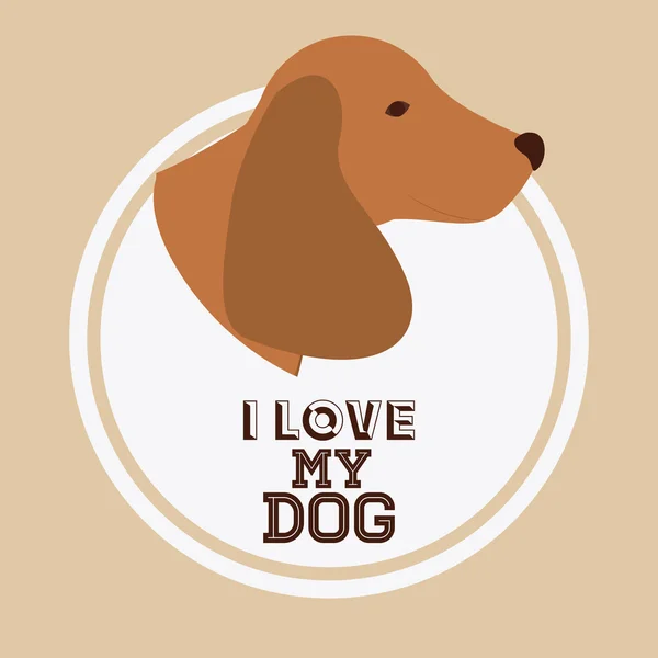 Diseño de mascotas Love — Archivo Imágenes Vectoriales