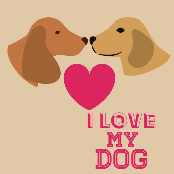 Love pet design — Stock Vector