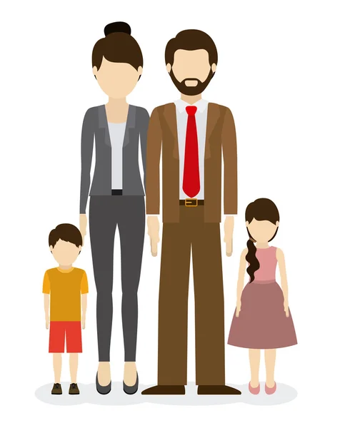 Familie ontwerp — Stockvector