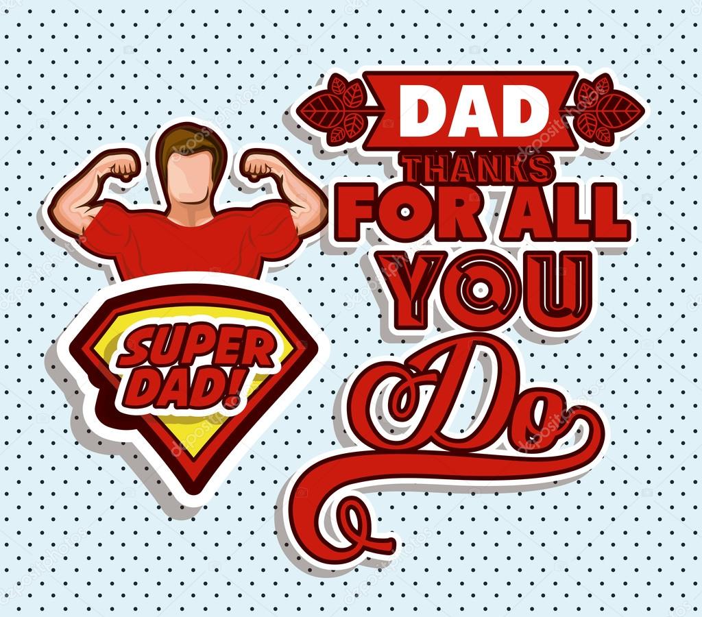 Fathers day design 