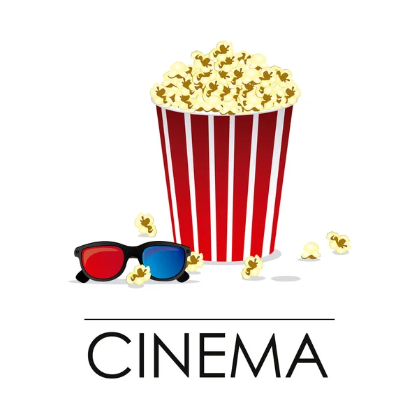 Design de cinema — Vetor de Stock