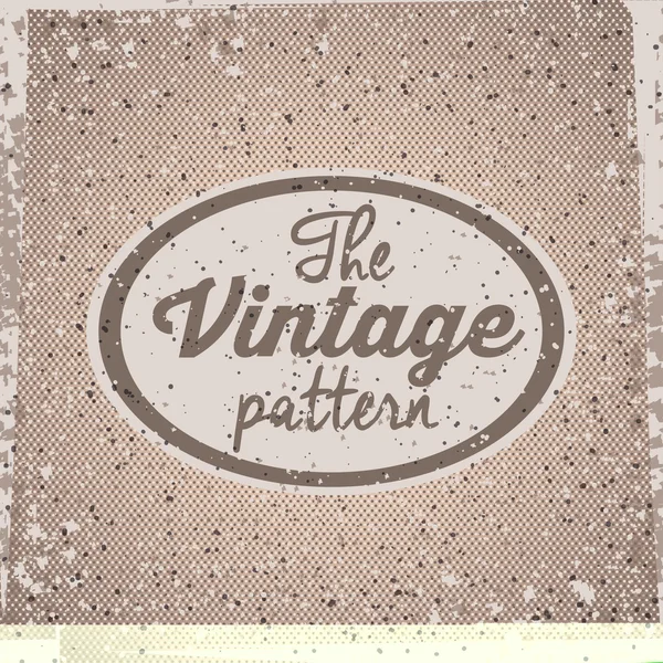 Retro- und Vintage-Hintergrunddesign — Stockvektor