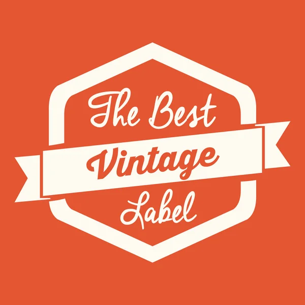 Retro- und Vintage-Etikettendesign — Stockvektor