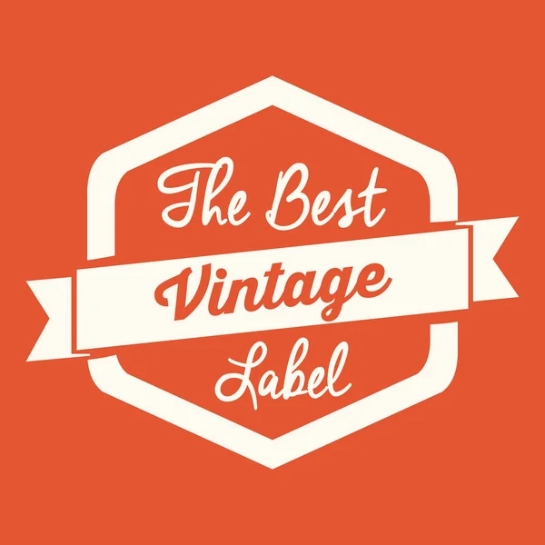 Diseño de etiquetas retro y vintage — Vector de stock