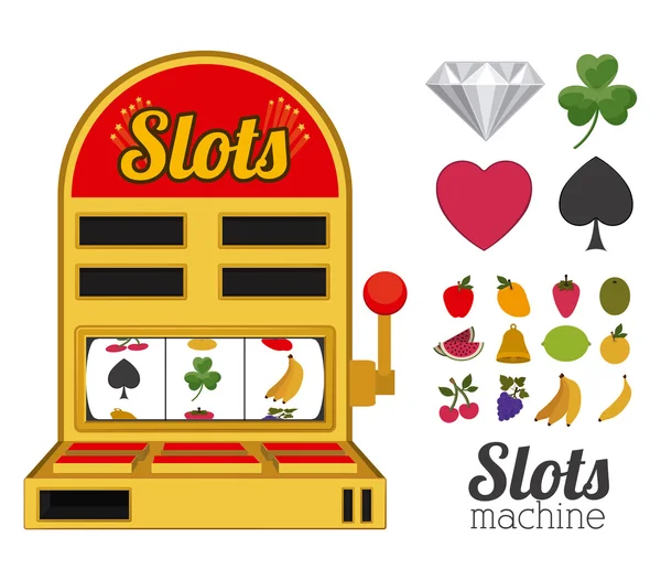 Slots design — Stock Vector