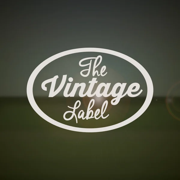 Retro and Vintage label — Stock Vector