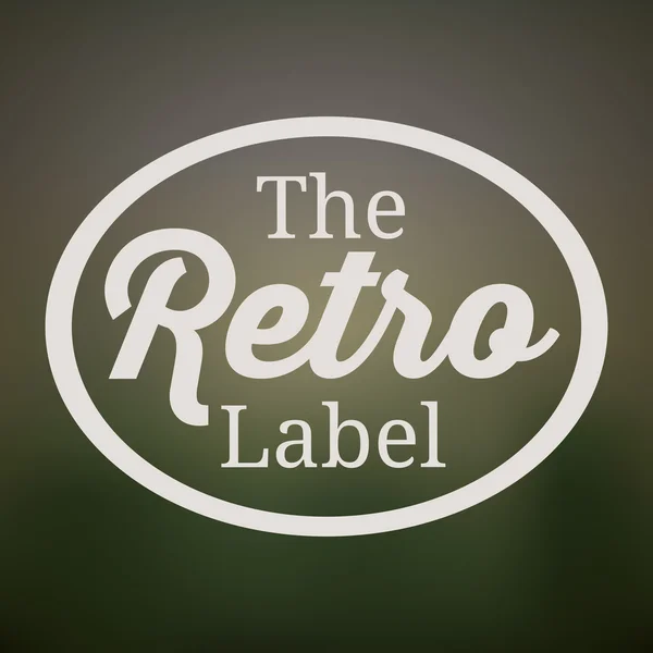 Retro i Vintage etykieta — Wektor stockowy