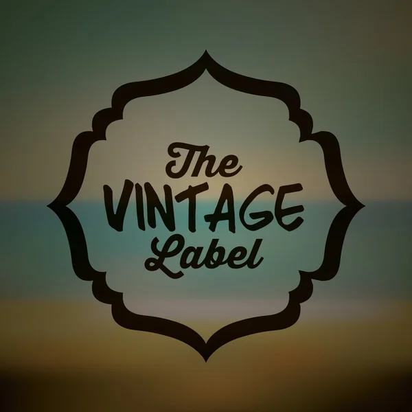 Retro and Vintage label — Stock Vector