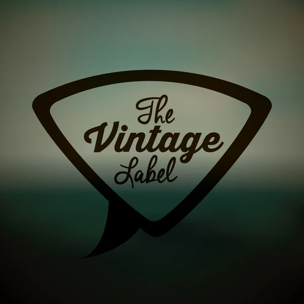 Etiqueta retro y Vintage — Vector de stock