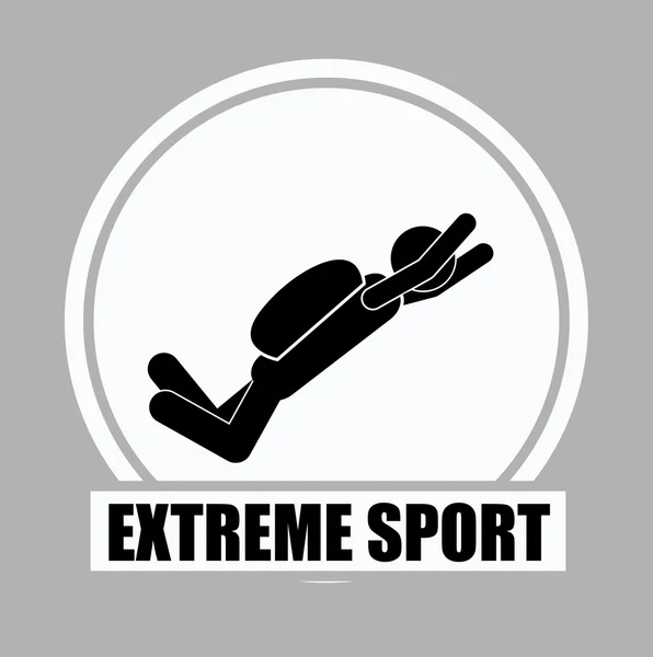 Design de sport extrême — Image vectorielle