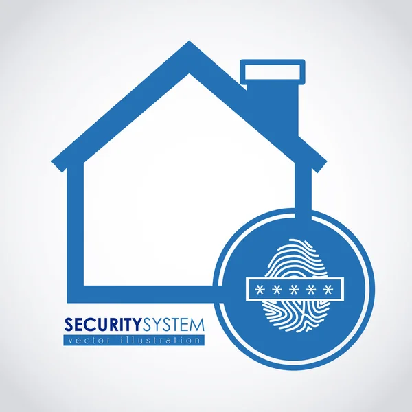 Security systeemontwerp — Stockvector