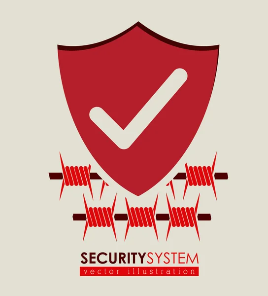 Security systemdesign — Stock vektor