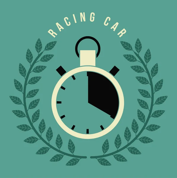 Racing School design — Stock Vector