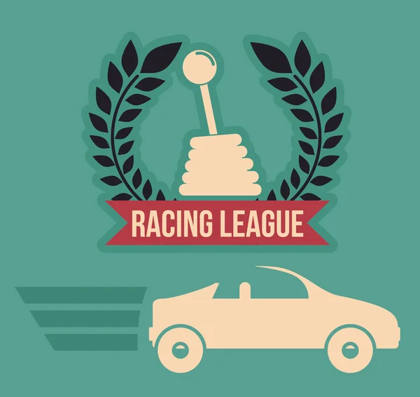 Racing School ontwerp — Stockvector