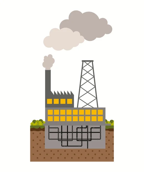 Concepção da poluição —  Vetores de Stock