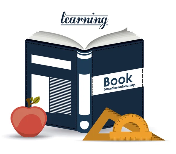 Progettazione e-learning — Vettoriale Stock