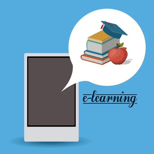 E-learning design — Stockový vektor