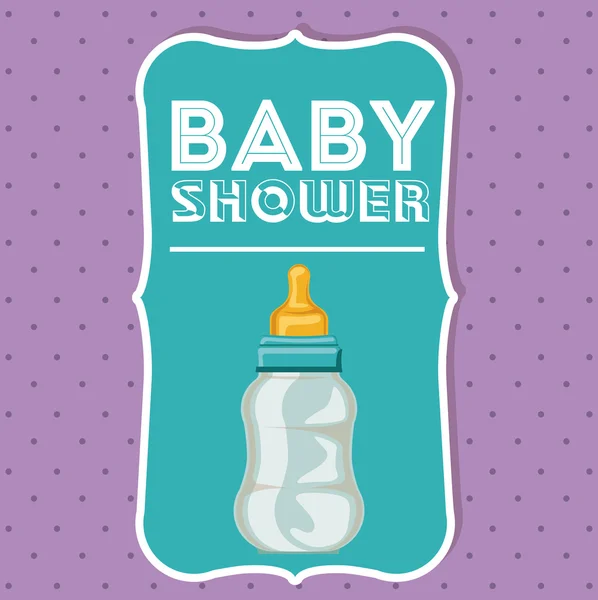 Conception de douche bébé — Image vectorielle