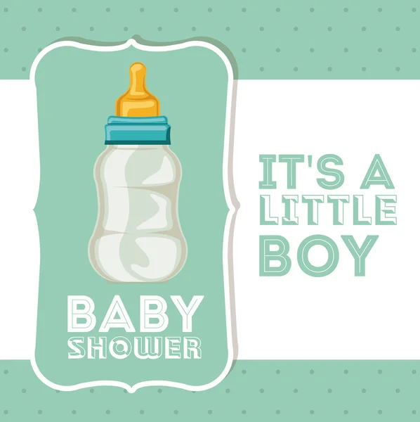 Baby douche ontwerp — Stockvector