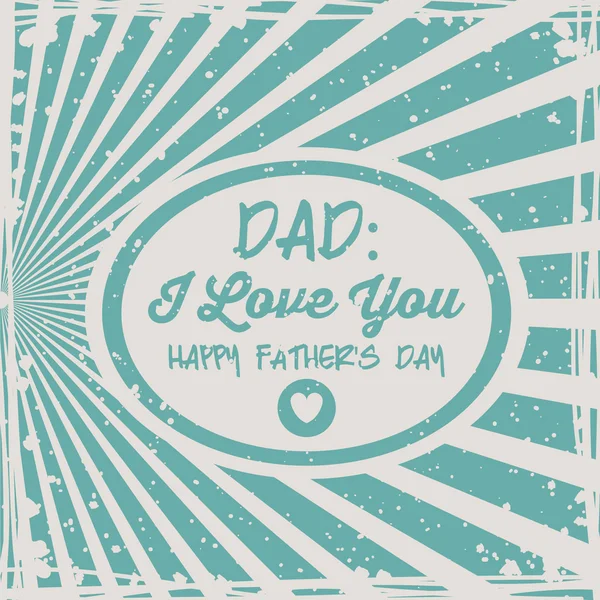 Fathers day design — Stock Vector