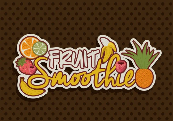 Smoothie-Design — Stockvektor