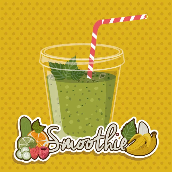 Smoothie design — Stock vektor