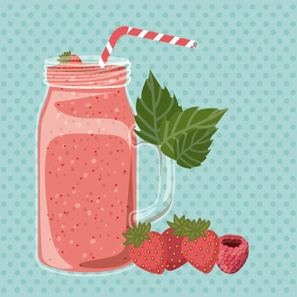 Design smoothie — Vetor de Stock