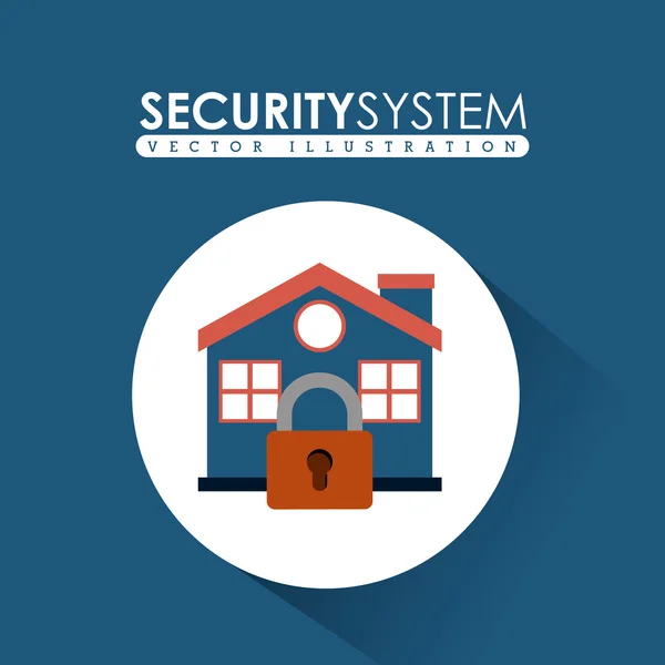 Diseño del sistema de seguridad — Archivo Imágenes Vectoriales