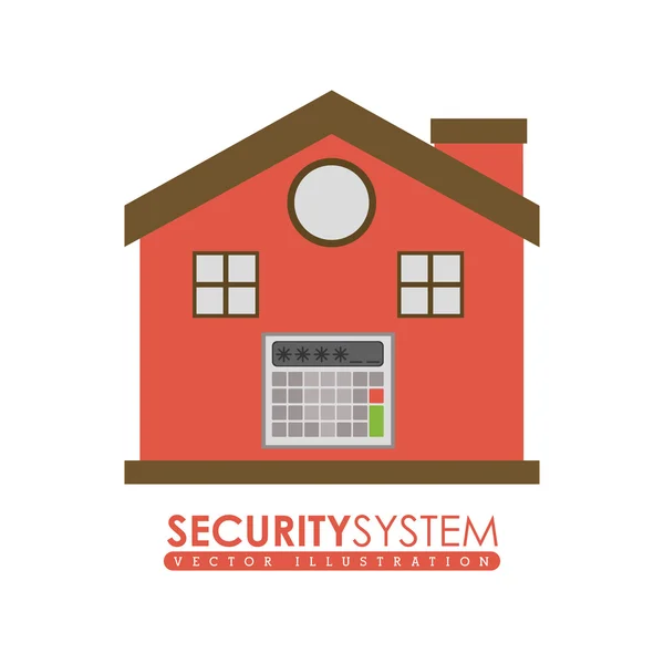 Security systeemontwerp — Stockvector