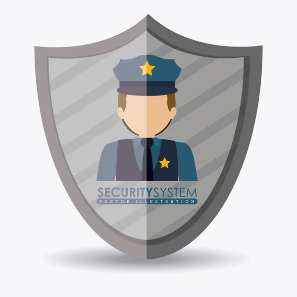 Diseño del sistema de seguridad — Archivo Imágenes Vectoriales