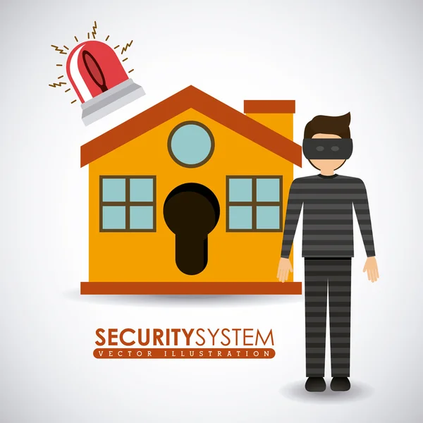 Security system design — Stock Vector