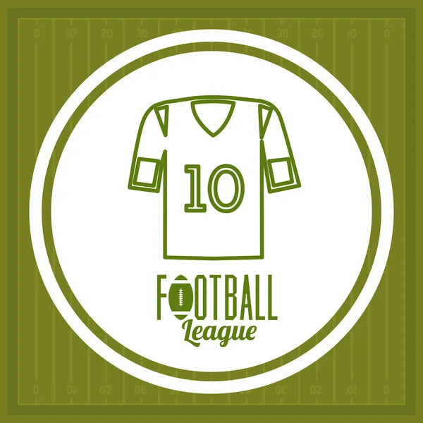 Futbol tasarım — Stok Vektör
