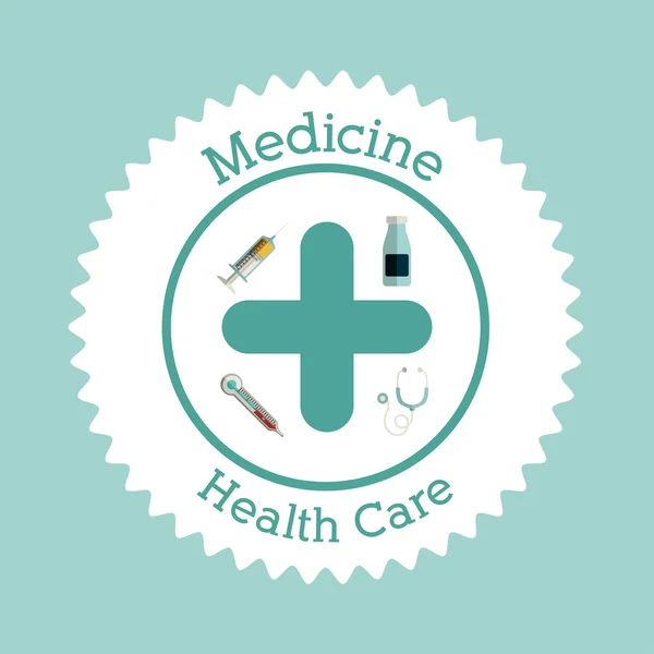 Medicine and healthcare design — Stock Vector